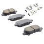 MPA 1003-0828C Quality-Built Black Series Ceramic Brake Pads w/ Hardware