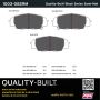 MPA 1003-0829M Quality-Built Black Series Semi-Metallic Brake Pads w/ Hardware