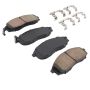 MPA 1003-0830M Quality-Built Black Series Semi-Metallic Brake Pads w/ Hardware