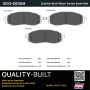 MPA 1003-0830M Quality-Built Black Series Semi-Metallic Brake Pads w/ Hardware