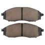 MPA 1003-0830M Quality-Built Black Series Semi-Metallic Brake Pads w/ Hardware