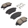 MPA 1003-0831C Quality-Built Black Series Ceramic Brake Pads w/ Hardware