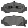 MPA 1003-0832C Quality-Built Black Series Ceramic Brake Pads w/ Hardware