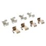 MPA 1003-0832C Quality-Built Black Series Ceramic Brake Pads w/ Hardware