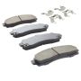 MPA 1003-0833AM Quality-Built Black Series Semi-Metallic Brake Pads w/ Hardware