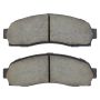 MPA 1003-0833AM Quality-Built Black Series Semi-Metallic Brake Pads w/ Hardware