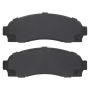 MPA 1003-0833C Quality-Built Black Series Ceramic Brake Pads w/ Hardware