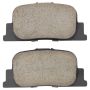 MPA 1003-0835C Quality-Built Black Series Ceramic Brake Pads w/ Hardware
