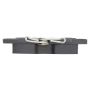 MPA 1003-0838M Quality-Built Black Series Semi-Metallic Brake Pads