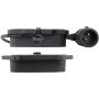 MPA 1003-0839AM Quality-Built Black Series Semi-Metallic Brake Pads w/ Hardware
