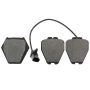 MPA 1003-0839C Quality-Built Black Series Ceramic Brake Pads w/ Hardware