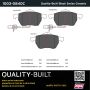 MPA 1003-0840C Quality-Built Black Series Ceramic Brake Pads w/ Hardware