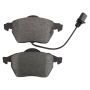 MPA 1003-0840C Quality-Built Black Series Ceramic Brake Pads w/ Hardware
