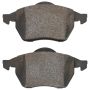 MPA 1003-0840M Quality-Built Black Series Semi-Metallic Brake Pads w/ Hardware