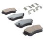 MPA 1003-0841AM Quality-Built Black Series Semi-Metallic Brake Pads w/ Hardware