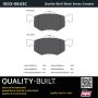 MPA 1003-0843C Quality-Built Black Series Ceramic Brake Pads w/ Hardware