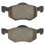 MPA 1003-0843C Quality-Built Black Series Ceramic Brake Pads w/ Hardware