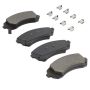 MPA 1003-0844M Quality-Built Black Series Semi-Metallic Brake Pads w/ Hardware