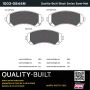 MPA 1003-0844M Quality-Built Black Series Semi-Metallic Brake Pads w/ Hardware