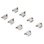 MPA 1003-0844M Quality-Built Black Series Semi-Metallic Brake Pads w/ Hardware