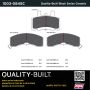 MPA 1003-0845C Quality-Built Black Series Ceramic Brake Pads w/ Hardware