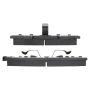 MPA 1003-0845M Quality-Built Black Series Semi-Metallic Brake Pads w/ Hardware