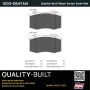 MPA 1003-0847AM Quality-Built Black Series Semi-Metallic Brake Pads w/ Hardware