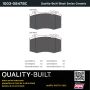 MPA 1003-0847BC Quality-Built Black Series Ceramic Brake Pads w/ Hardware