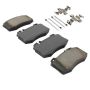MPA 1003-0847C Quality-Built Black Series Ceramic Brake Pads w/ Hardware