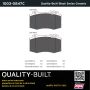 MPA 1003-0847C Quality-Built Black Series Ceramic Brake Pads w/ Hardware