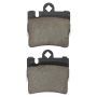 MPA 1003-0848M Quality-Built Black Series Semi-Metallic Brake Pads w/ Hardware