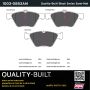 MPA 1003-0853AM Quality-Built Black Series Semi-Metallic Brake Pads w/ Hardware