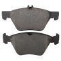 MPA 1003-0853AM Quality-Built Black Series Semi-Metallic Brake Pads w/ Hardware