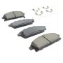 MPA 1003-0855C Quality-Built Black Series Ceramic Brake Pads w/ Hardware