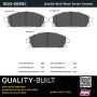 MPA 1003-0855C Quality-Built Black Series Ceramic Brake Pads w/ Hardware