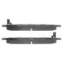 MPA 1003-0855C Quality-Built Black Series Ceramic Brake Pads w/ Hardware