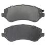 MPA 1003-0856C Quality-Built Black Series Ceramic Brake Pads w/ Hardware