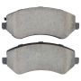 MPA 1003-0856C Quality-Built Black Series Ceramic Brake Pads w/ Hardware