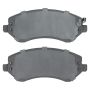 MPA 1003-0856M Quality-Built Black Series Semi-Metallic Brake Pads w/ Hardware