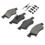 MPA 1003-0857C Quality-Built Black Series Ceramic Brake Pads w/ Hardware