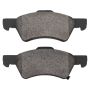 MPA 1003-0857M Quality-Built Black Series Semi-Metallic Brake Pads w/ Hardware
