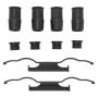 MPA 1003-0857M Quality-Built Black Series Semi-Metallic Brake Pads w/ Hardware