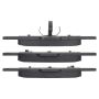 MPA 1003-0857M Quality-Built Black Series Semi-Metallic Brake Pads w/ Hardware