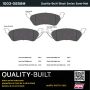 MPA 1003-0858M Quality-Built Black Series Semi-Metallic Brake Pads