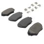 MPA 1003-0862C Quality-Built Black Series Ceramic Brake Pads w/ Hardware