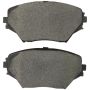 MPA 1003-0862C Quality-Built Black Series Ceramic Brake Pads w/ Hardware