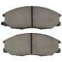 MPA 1003-0864C Quality-Built Black Series Ceramic Brake Pads w/ Hardware