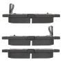 MPA 1003-0865C Quality-Built Black Series Ceramic Brake Pads w/ Hardware