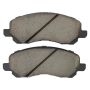 MPA 1003-0866C Quality-Built Black Series Ceramic Brake Pads w/ Hardware