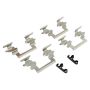 MPA 1003-0866C Quality-Built Black Series Ceramic Brake Pads w/ Hardware